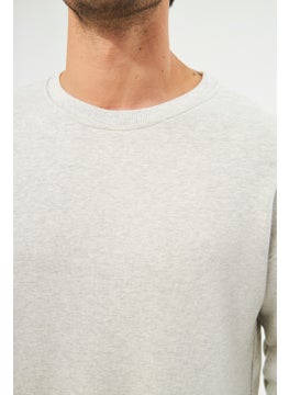 giyadda giadda Unisex Gray Oversize Loose Sweatshirt (Love-Couple Combination Recommendation)  - Image 4