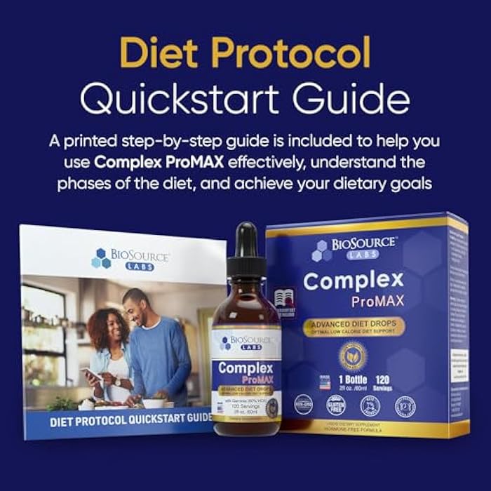 BioSource Labs Complex ProMAX Premium Diet Drops (1 x 2 oz Bottle) - Image 3