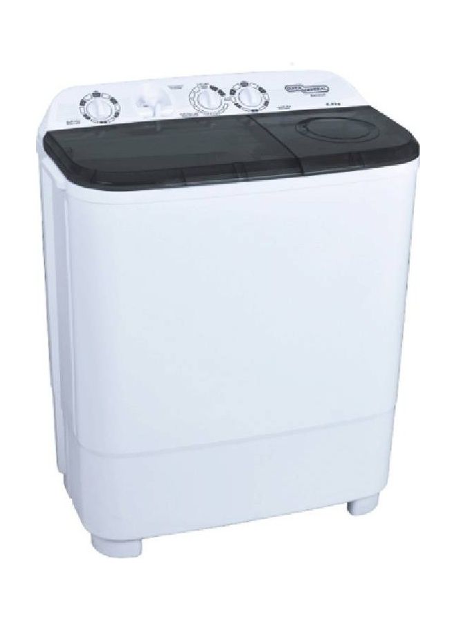 SUPER GENERAL Top Load Twin Tub Washing Machine 6 kg 224 kW KSGW66N White - Image 1
