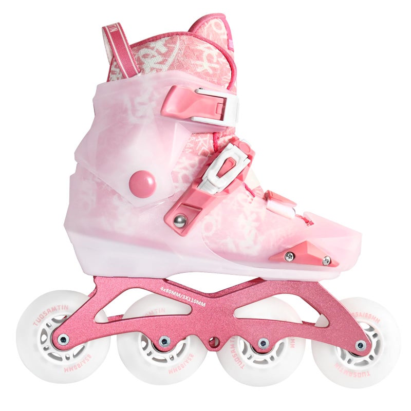 TUOSAMTIN Inline Skates for Women Adult and Girls, Outdoor Indoor Inline Skates with Adjustable Sizing (XL(8-12US)) - Image 1