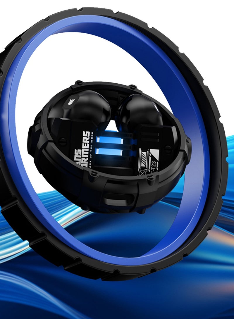 TRANSFORMERS TF-T23 Wireless Bluetooth Earbuds, Up to 5 Hours Playtime, 30mAh Battery, 280mAh Charging Case, Use For Gaming, Music and Calls – Black - Image 3