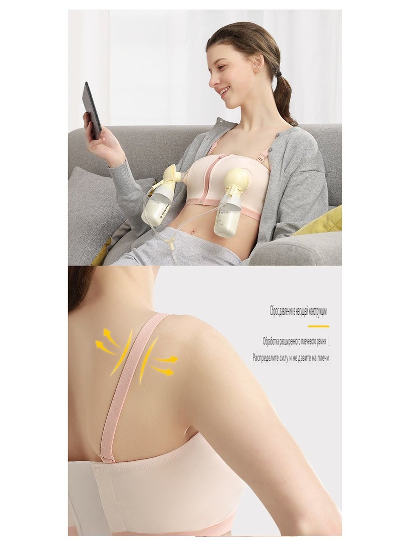 Medela versatile pumping and nursing bra pink - Image 3