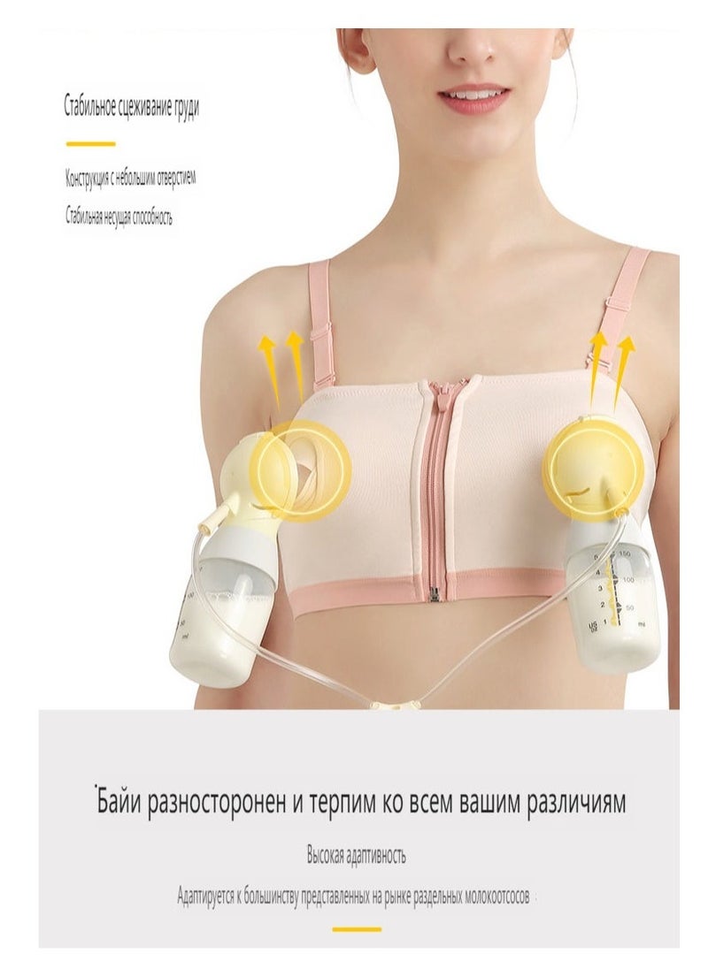 Medela versatile pumping and nursing bra pink - Image 4