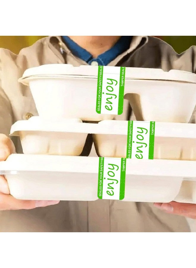 wootile Tamperevident Sealed Freshness Labels 1 X 3 Inch Tamper Evident Food Package Stickers 500 Pcs Food Delivery Stickers Adhesive Sticker For Safe Food Delivery Food Containers Bags  - Image 3