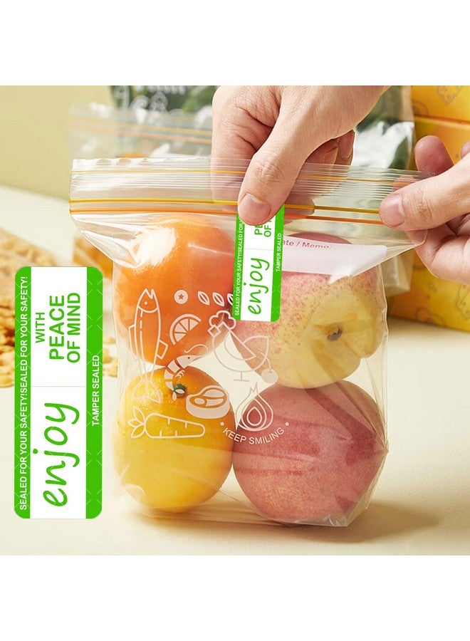 wootile Tamperevident Sealed Freshness Labels 1 X 3 Inch Tamper Evident Food Package Stickers 500 Pcs Food Delivery Stickers Adhesive Sticker For Safe Food Delivery Food Containers Bags  - Image 2