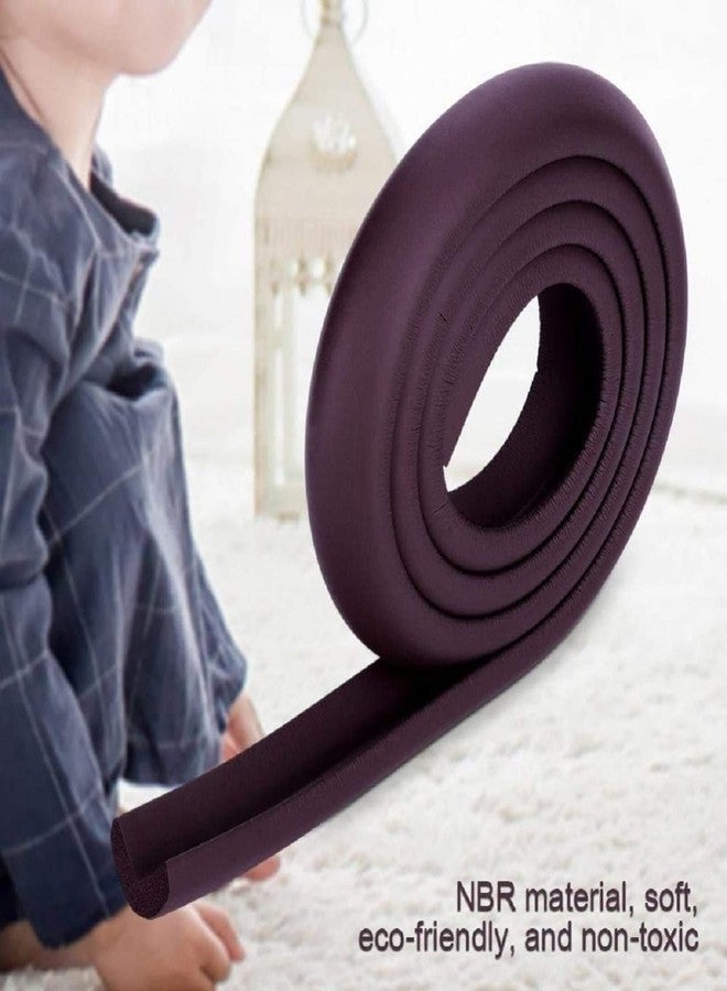 Nathgra Soft Baby Proofing Corner Guards & Edge Protectors-Pre-Taped Table Corner Protector,Child Safety for Babies,Toddles,Kids Corner Covers Furniture,Table,Desk (Proofing Guards Strip) (Brown) - Image 3