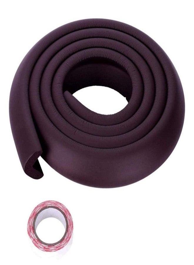 Nathgra Soft Baby Proofing Corner Guards & Edge Protectors-Pre-Taped Table Corner Protector,Child Safety for Babies,Toddles,Kids Corner Covers Furniture,Table,Desk (Proofing Guards Strip) (Brown) - Image 1