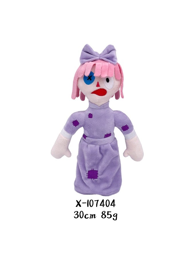 xozgdovg Magical Numbers Circus Clown Plush Toy 