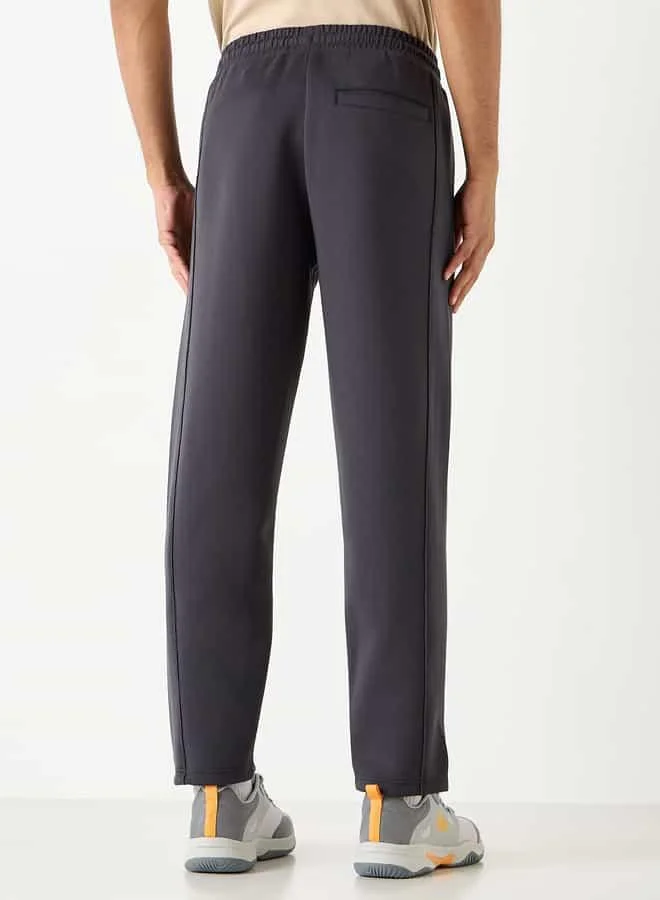 Kappa Kappa Logo Print Track Pants with Pockets