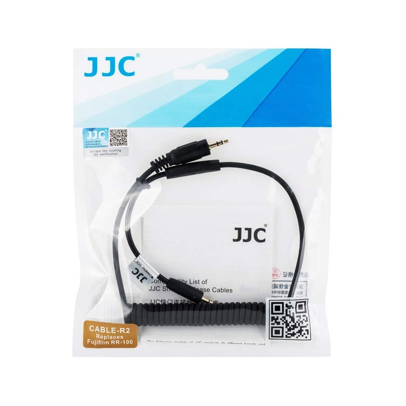 JJC 2.5mm Remote Shutter Release Cable Cord for Fuji Fujifilm X-T5 X-T4 X-T3 X-T2 X-T30 II X-T30 X-T20 X-Pro2 X-E3 X-A5 X-A10 X-H1 X100VI X100V X100F GFX 50S & More Compatible with RR-100 Remote - Image 4