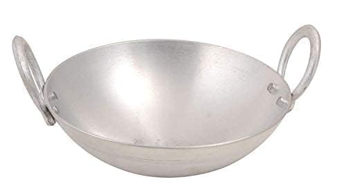 SHIFA CRAFT Aluminium kadhai Premium Range of Aluminum Kadhai Deep Kadai Non Induction Kadai Non Stick Kadai Deep Cooking 2 Litter