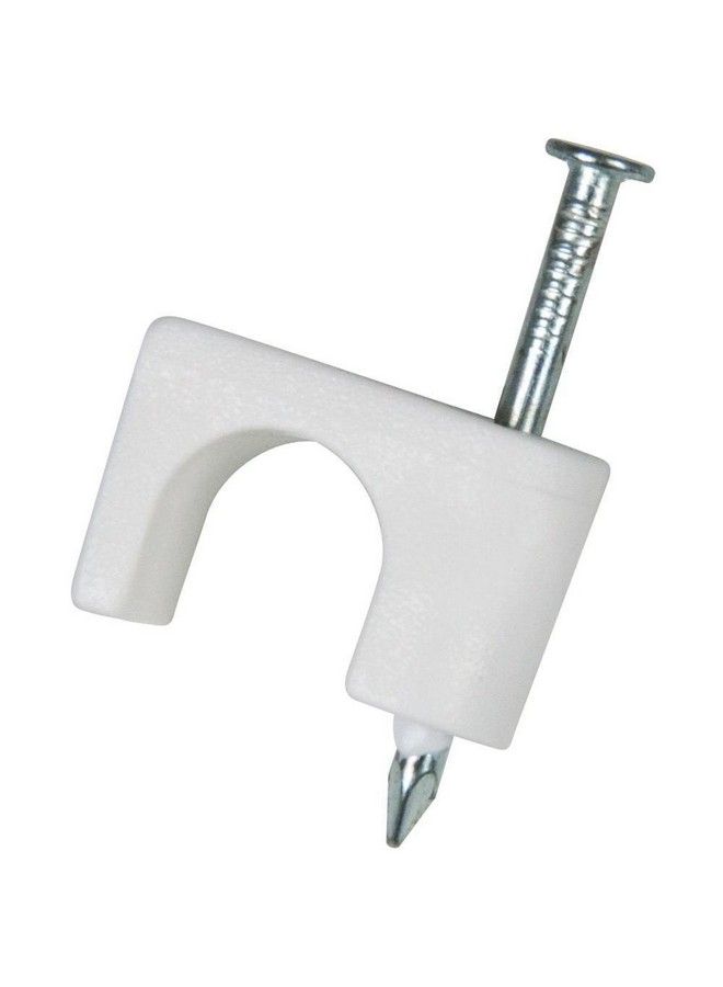 QualGear 6Mm Cable Clips White 100 Pack Cc1W100P - Image 2