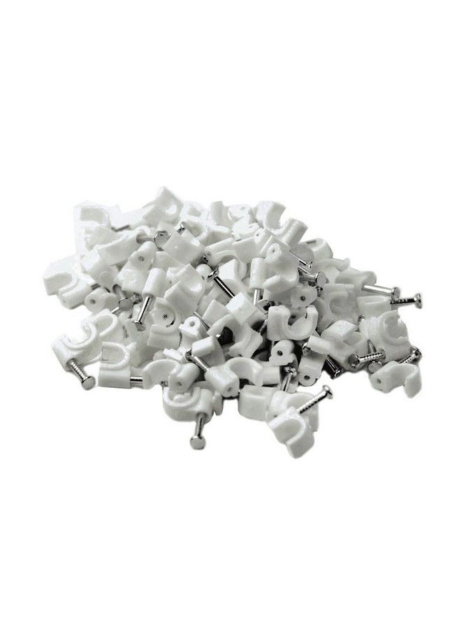 QualGear 6Mm Cable Clips White 100 Pack Cc1W100P - Image 5
