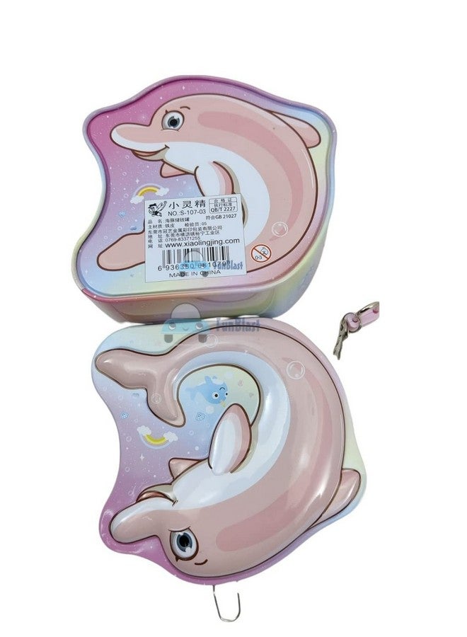 FunBlast Coin Box for Kids with Lock and Key - Cartoon Toy Money Bank for Kids Piggy Saving Box for Girls, Boys, Birthday Return Gift for Children (Random Color) - Image 4