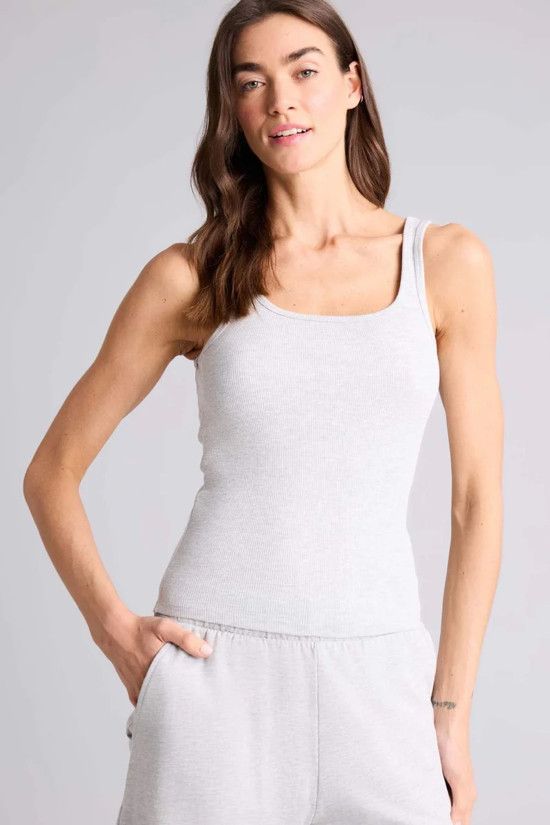 ديفاكتو Slim Fit Basic Camisole Round Collar Tank Top