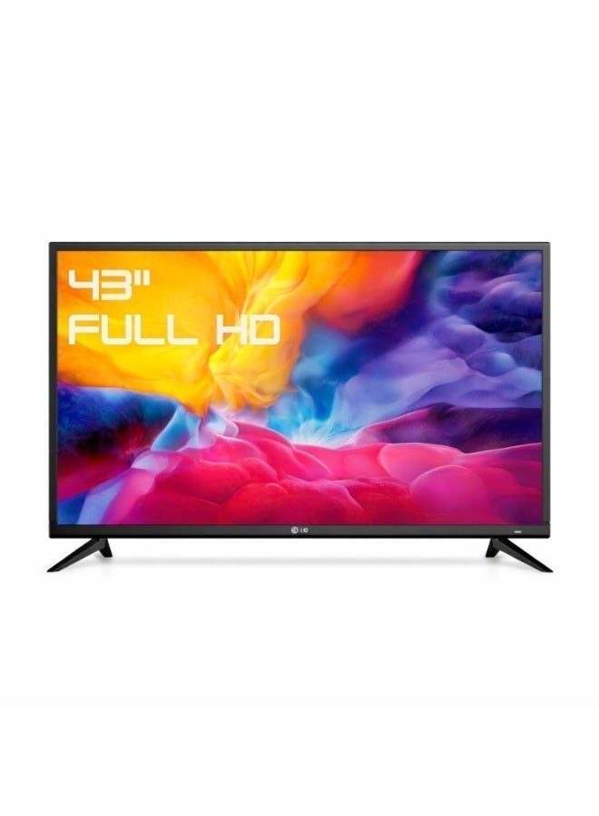 HOHO 43-Inch LED TV FULL HD – 3 HDMI, 2 USB, AV Input, PC Input, Headphone Output - Image 1
