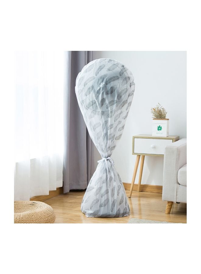 Loquat Full Coverage Fan Cover White/Grey 22.00x3.00x19.00cm - Image 3