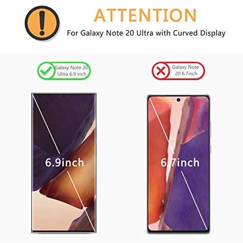 Omoton [4 pack] Samsung Galaxy Note 20 Ultra Screen Protector - TPU Film Screen Protector for Galaxy Note 20 Ultra 6.9 Inch, 2020 [High Definition] [Bubble Free] [Anti-scratch] [Anti-Fingerprint] - Image 2