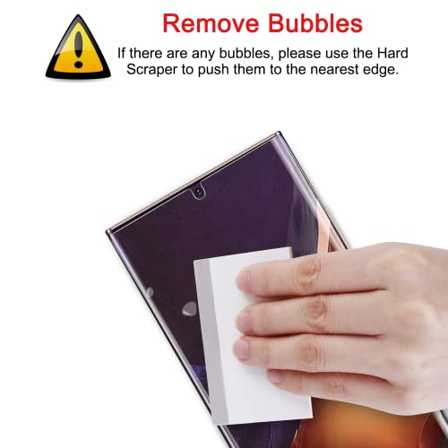 Omoton [4 pack] Samsung Galaxy Note 20 Ultra Screen Protector - TPU Film Screen Protector for Galaxy Note 20 Ultra 6.9 Inch, 2020 [High Definition] [Bubble Free] [Anti-scratch] [Anti-Fingerprint] - Image 3
