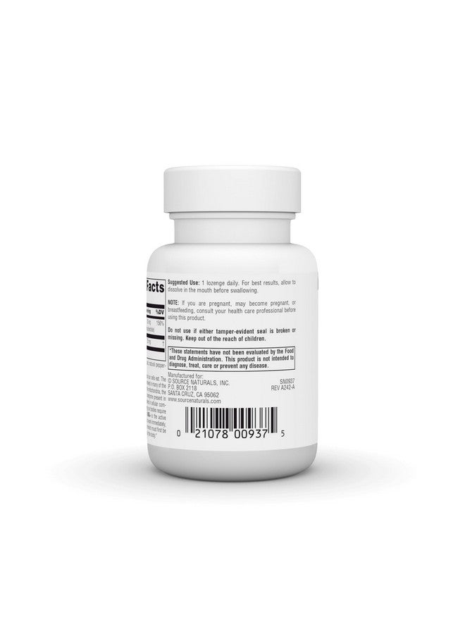 Source Naturals NAD+, Coenzymated B-3, Supports Cellular Energy*, 25 mg - 60 Lozenges - Image 3