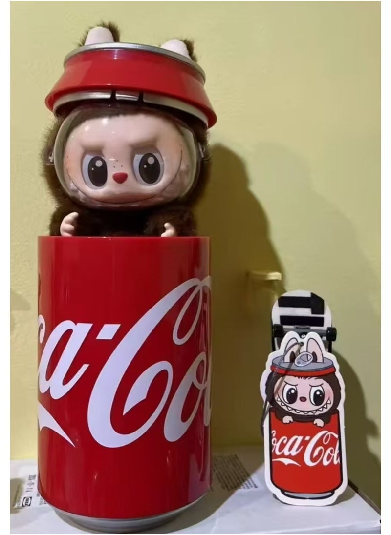 LABUBU POP MART The Monsters Coca-Cola Series Vinyl Face Plush Pendant Figures Pop Action Figures 