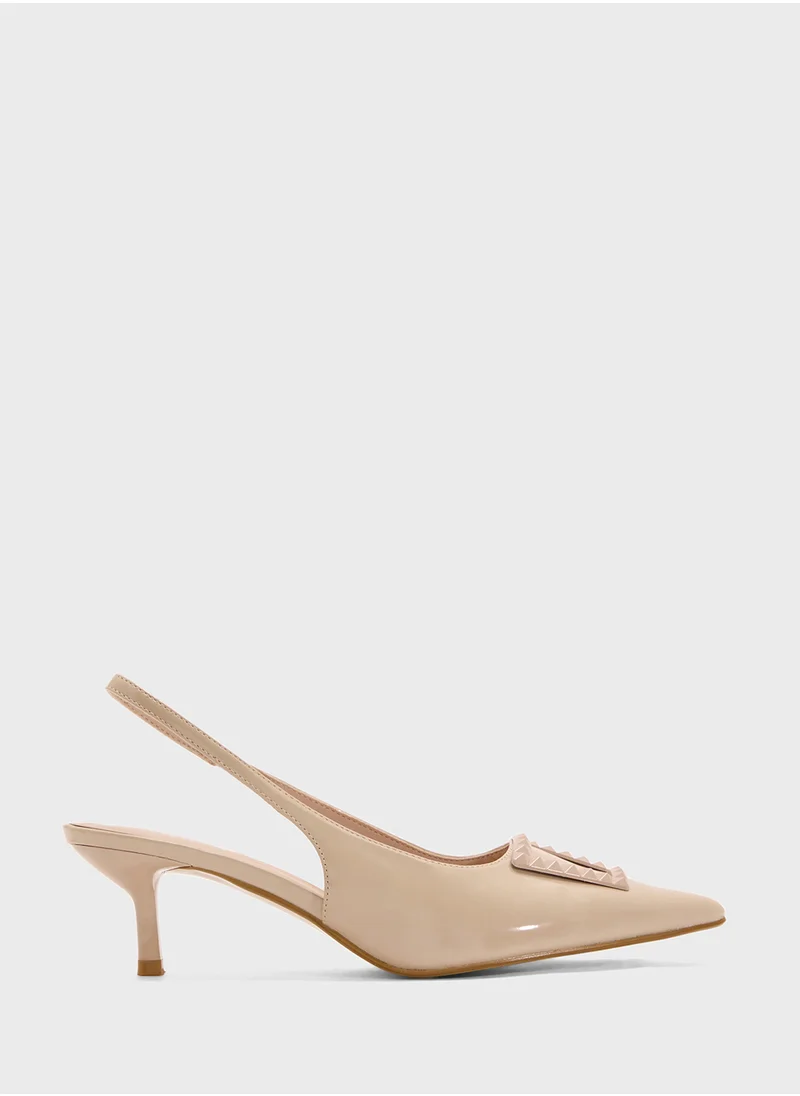 بيتك ستيبس Pointed Sling Back Pump