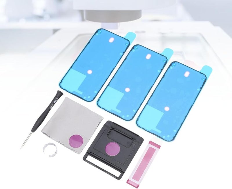 3PCS Black Back Cover Adhesive Double Sided Sticker Battery Door Repair Tool Kit - Image 3