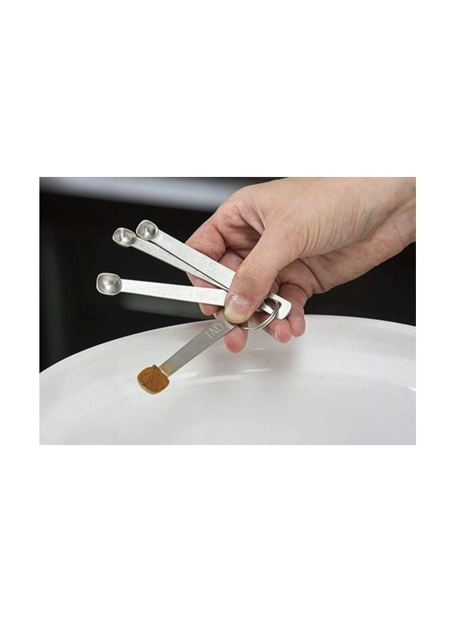 TableCraft 4-Piece Spice Spoon Set - Image 3