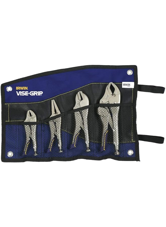 IRWIN Vise Grip Locking Pliers Fast Release 4 Piece Set Irht82592 - Image 1