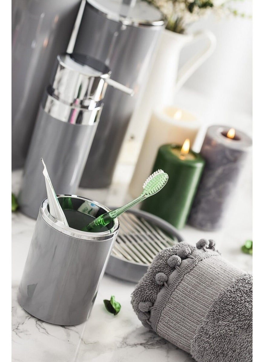 Primanova - Lenox Gray Toilet Brush - Image 1