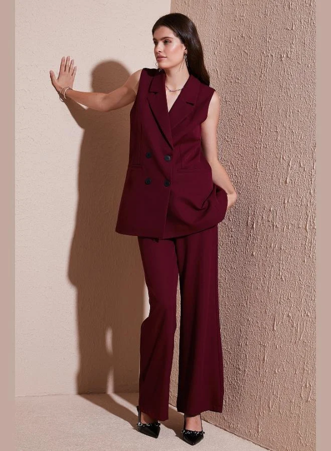 ليلا سترة نسائية بدون أكمام بياقة أحادية وقصة فضفاضة من ليلا