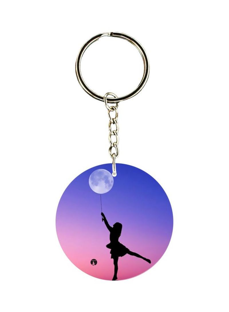 RKN Human Figure Printed Keychain