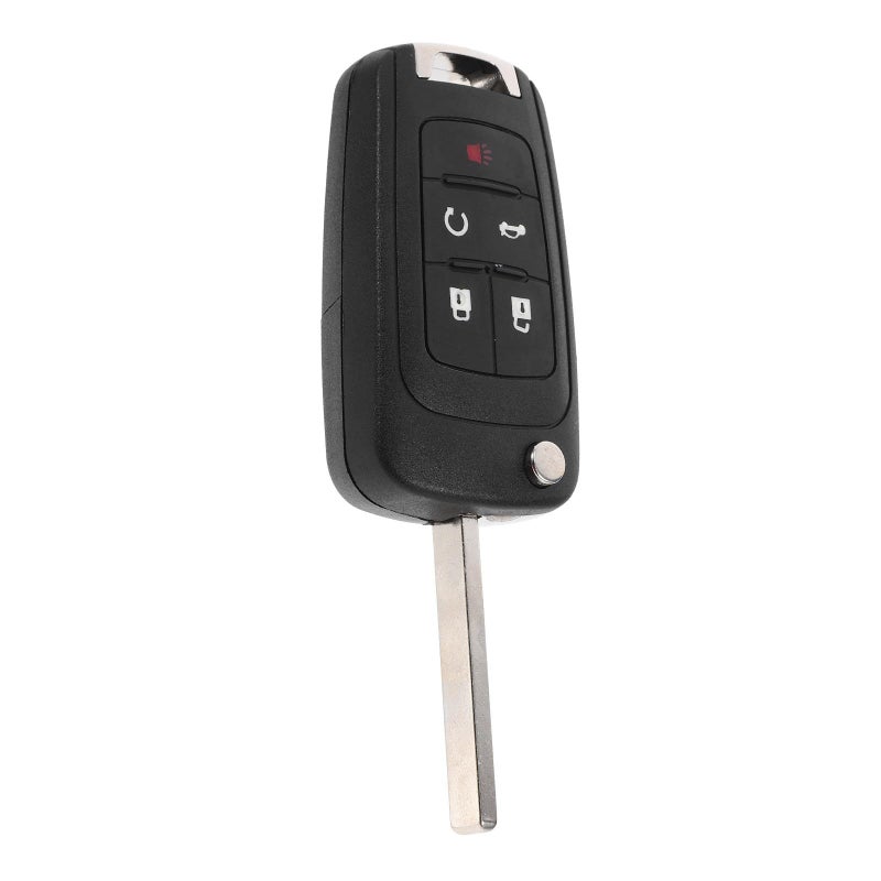 Compatible Chevrolet 5 Button Key Fob Cover Replacement Shell Case Car Protector - Image 1