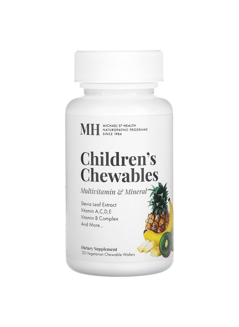 Children's Chewables, Multivitamin & Mineral, 120 Vegetarian Chewable Wafers