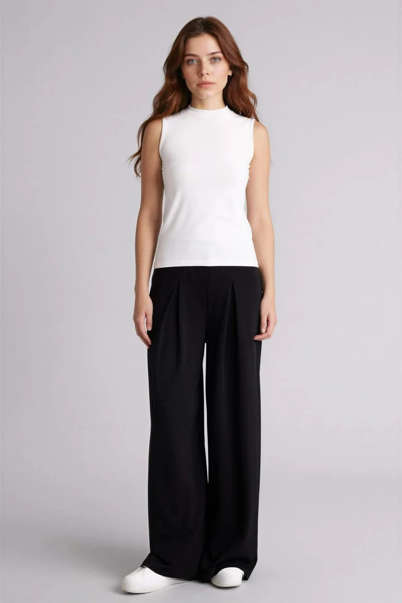 Defacto Wide Leg Trousers