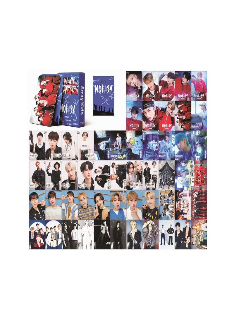 NIBEMINENT 55 Pcs Kpop Stray Kids No Easy Lomo Cards Card For Fans Collection Gifts - Image 3
