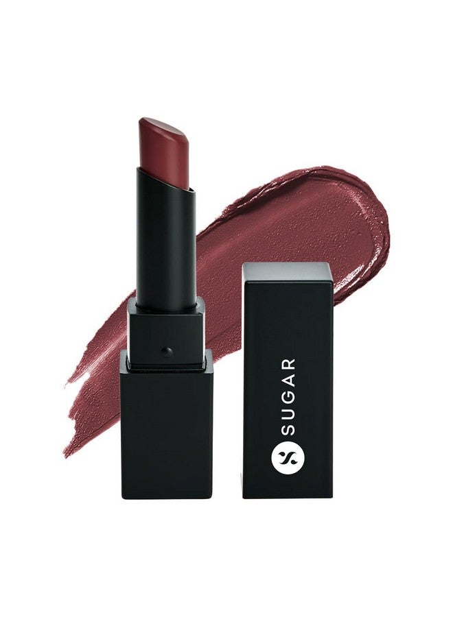 شوجر كوزماتيكس أحمر شفاه لا يقاوم من SUGAR Cosmetics Nothing Else Matter للنساء | يدوم حتى 8 ساعات أو أكثر | غني بفيتامين E | نباتي 100% | 3.2 جم - 12 Teak Over - Image 1