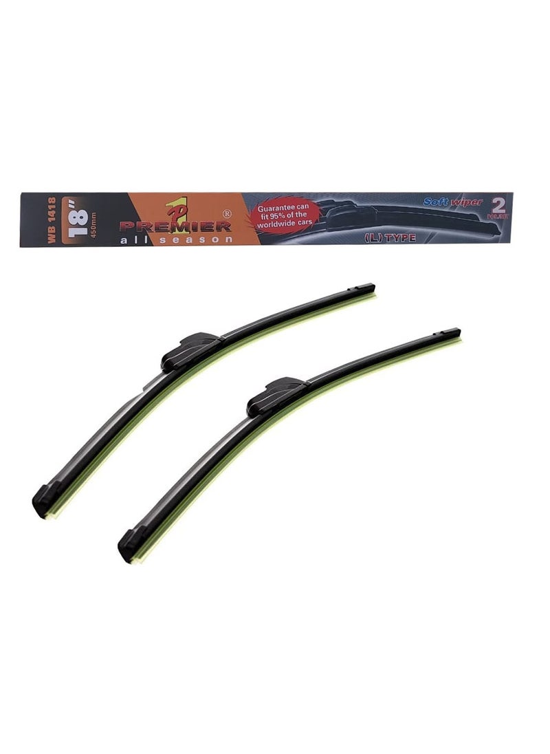 Generic - 18 inch glass wiper set - Image 1
