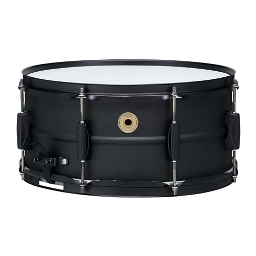 Tama Steel Snare Drum 65 Inches X 14 Inches Black Black - Image 1