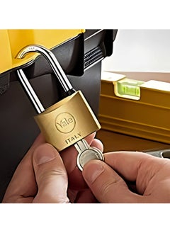 Yale Yale 15-0110-7037-00-0201 110 Series Brass Padlock 70mm Brass  - Image 4