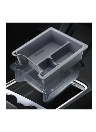 Light Transmission Design Center Console Organizer Tray for 2021-2023 Tesla Model Y Model 3, Washable Silicone Liner Refresh Console Model 3 Model Y Accessories, 3 Compartments(Gray Trim) - pzsku/ZB08F43F197DFC568B4A9Z/45/_/1698715534/d39dc0b3-b8ab-4f77-8a4e-dcd79d534171