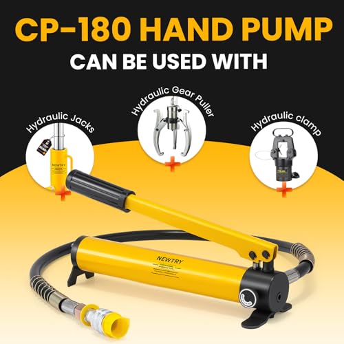 NEWTRY CP-180 Hydraulic Pump Hand Operated Pump Hydraulic Hand Pump Manual Pump - Image 5