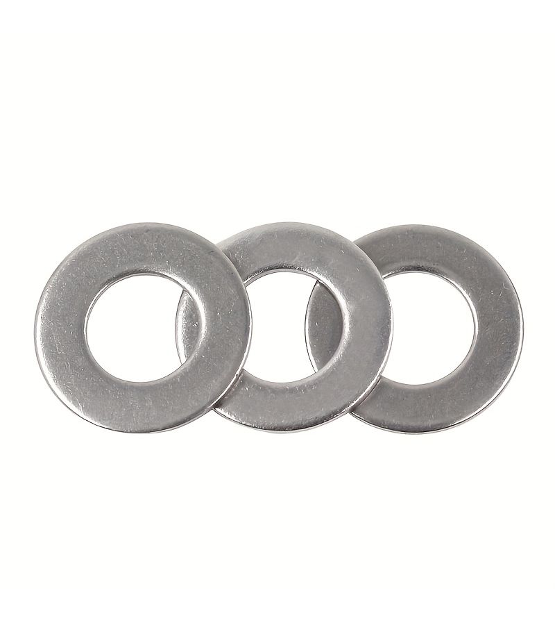 Stainless Steel Flat Washers M10 50 Pieces For Screws Bolts - Image 2