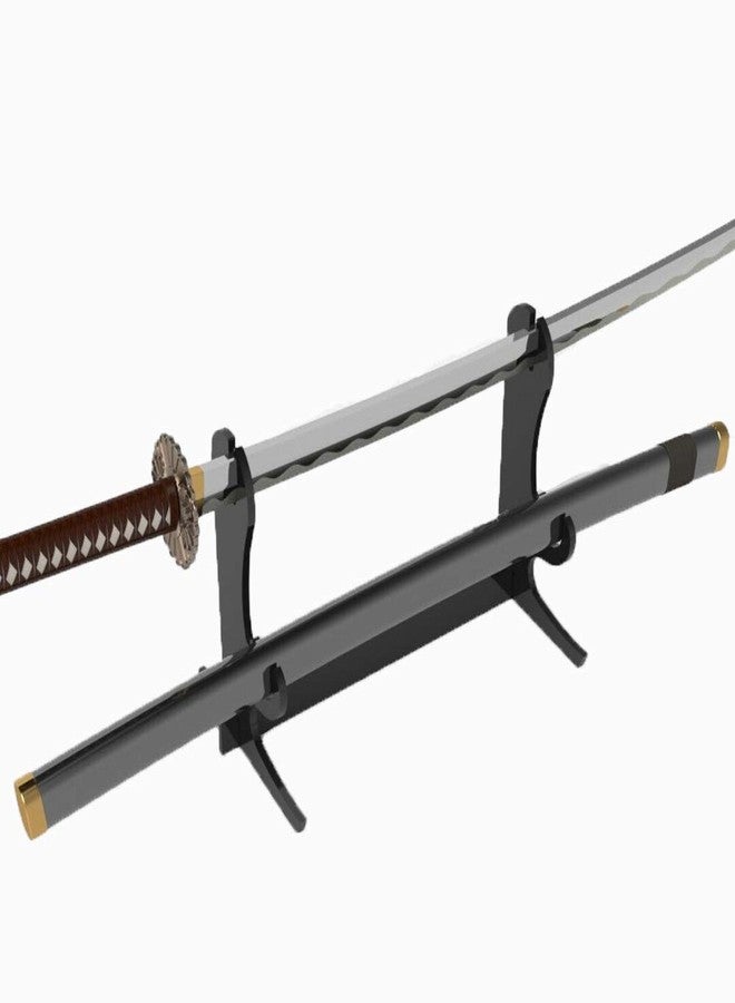 LEILIN Katana Stand Sword Stand Acrylic Two-Layer Samurai Sword Display Stand,Desktop Katana Holder,6mm Acrylic Sheet-Clear - Image 1