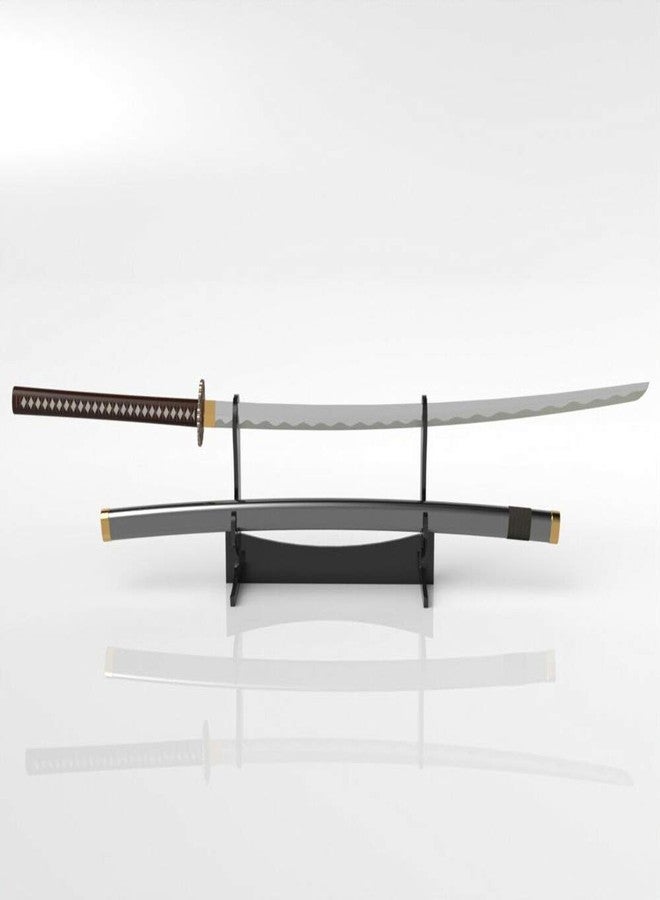 LEILIN Katana Stand Sword Stand Acrylic Two-Layer Samurai Sword Display Stand,Desktop Katana Holder,6mm Acrylic Sheet-Clear - Image 5