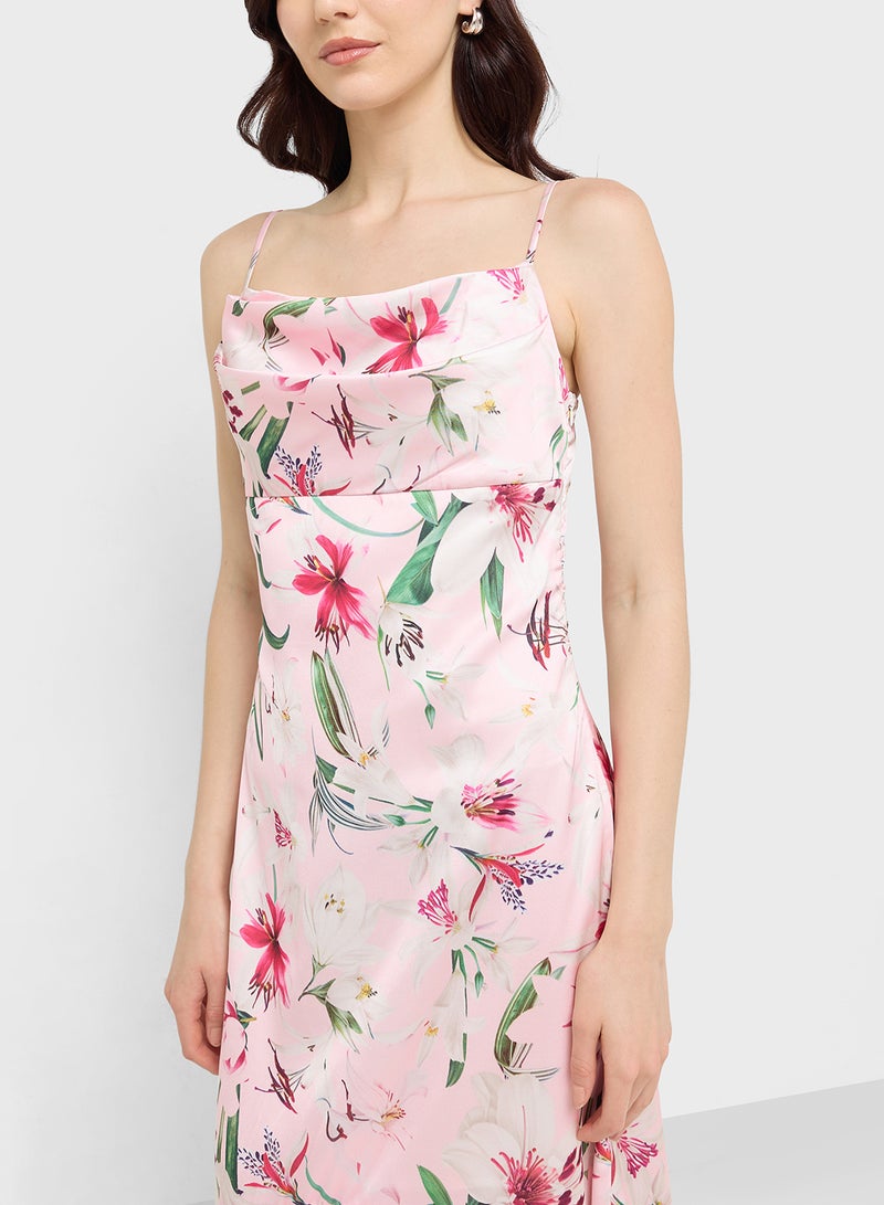 Ginger Floral Hankerchief Dress  - Image 3