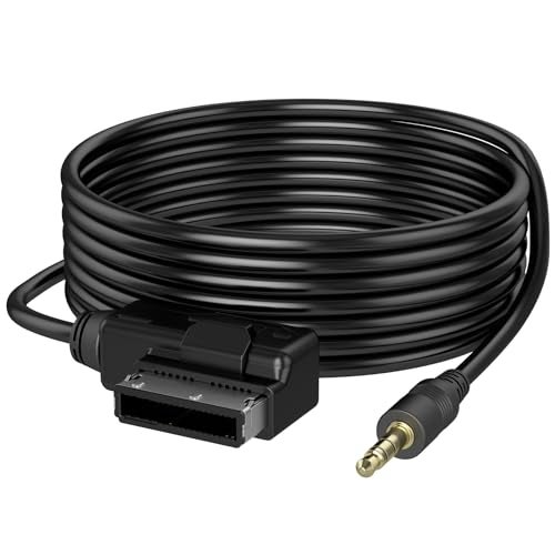 ELONN 3.5mm Jack Connector AMI Cable - AMI MDI MMI Cable with AUX Input，Compatible with Audi Music Interface/VW MDI Box or MMI System，6 Feet Extra Long - Image 3