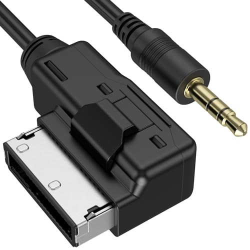 ELONN 3.5mm Jack Connector AMI Cable - AMI MDI MMI Cable with AUX Input，Compatible with Audi Music Interface/VW MDI Box or MMI System，6 Feet Extra Long - Image 2