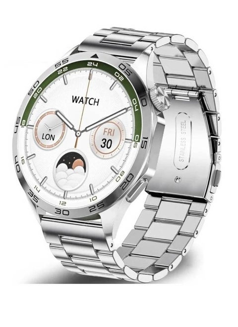 Germany New Bluetooth Calling Fitness Tracker With Heart Rate Sleep Monitor Smart Watch IP68 Waterproof For iPhone Android Silver