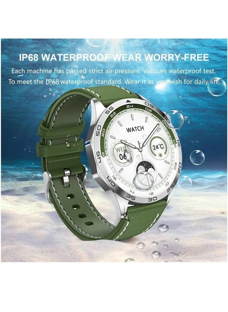 HYX - Germany New Bluetooth Calling Fitness Tracker With Heart Rate Sleep Monitor Smart Watch IP68 Waterproof For iPhone Android Silver - Image 1